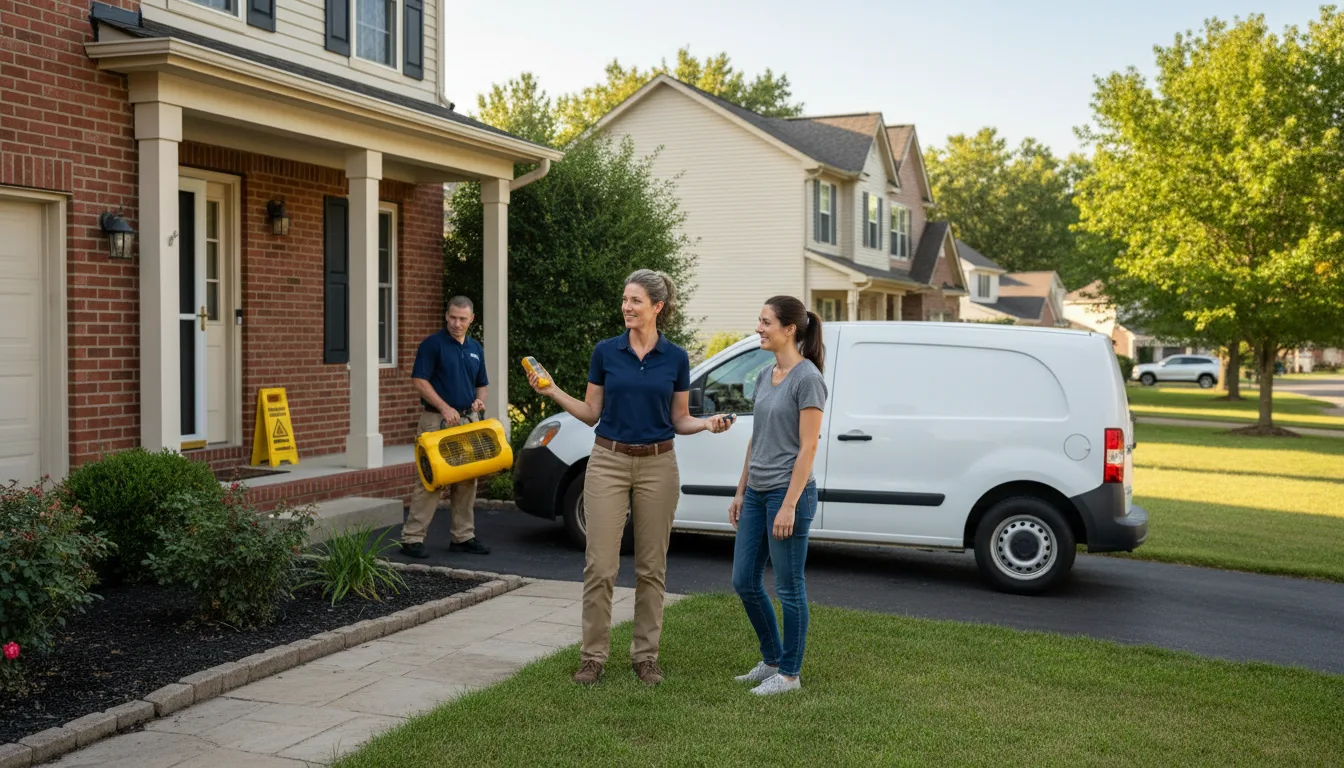 Water restoration image for Dehumidification And Cleanup Services in Archer City, TX